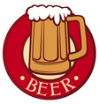 Beer mug vector image