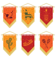 Mexican pennants vector image