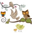 Birds vector image