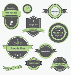 Retro labels vector image