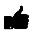 Stylized social network icon vector image