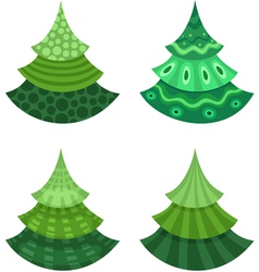 Christmas tree vector image