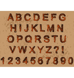 Type artistic vector image