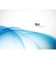 Blue business template vector image