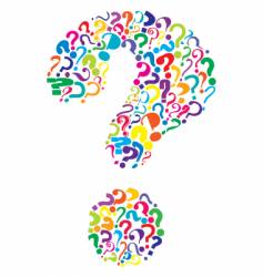 Questions vector image