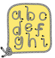 Rope typography vector image