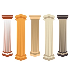 Column Doric Roman style Column Doric Roman style vector image