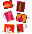 Travel and vacation stamps vector image