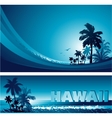 Abstract tropical background vector image
