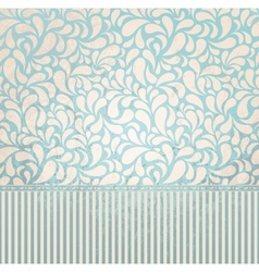 Vintage wallpaper vector image