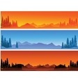 Winter banner background vector image