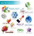 Set of icons vector image