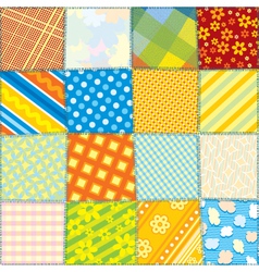 Seamless Fabric Texture vector image