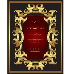 Vintage background vector image