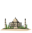 Taj Mahal Taj Mahal vector image