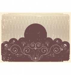 Vintage background vector image
