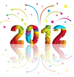 New year 2012 vector image