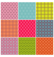 Seamless backgrounds Collection vector image