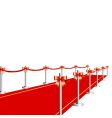 Red carpet vector image