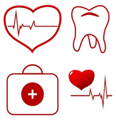 Medical set vector image