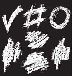 Chalkshapes2 Chalkshapes2 vector image