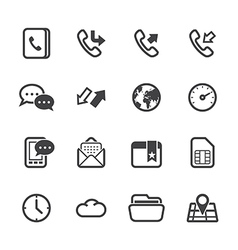Mobile Phone icons vector image