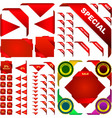 Sale signs vector image