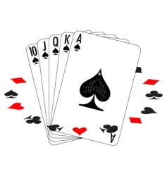 Playing cards vector image