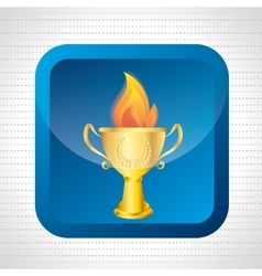 Olympic torch design vector image