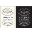 Wedding Invitation vector image