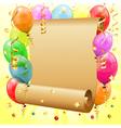 Birthday Frame vector image