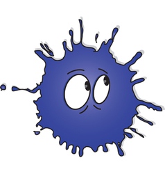 Blot with eyes vector image