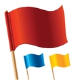 Colorful flags vector image