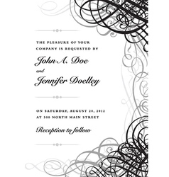 Wedding Invitation vector image