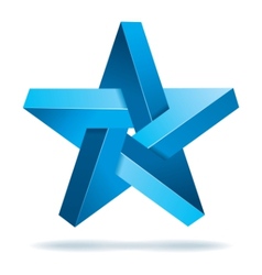 Unreal geometrical star Unreal geometrical star vector image