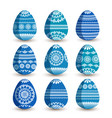 Easter eggs vector image