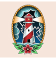 Tattoo beacon vector image
