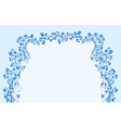Floral background vector image