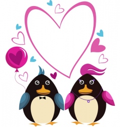 Valentine card vector image