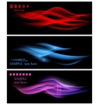 Abstract wavy backgrounds vector image