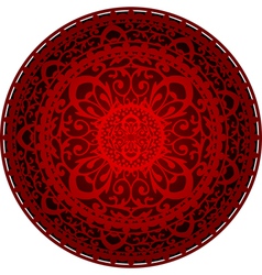 Oriental rug vector image