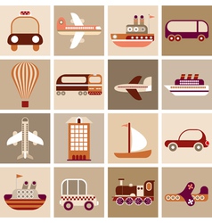 Travel and transport vector image