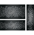 Black number background vector image