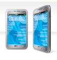 Silver Phones vector image