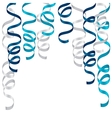 Party Streamers Background vector image