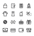 Shopping Icons vector image