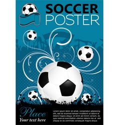 Soccer Poster vector image