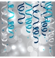 Party Streamers Background vector image