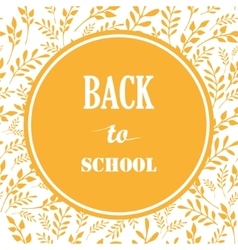 Back to School Back to School vector image