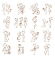 Wedding Doodles vector image